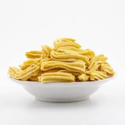 CRISPY TRAILS Soft Gathiya Namkeen | Made with Besan | whole Spices | Fried in Cold. Pressed Groundnut Oil | Namkeen | Healthy Best Indian Snacks