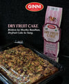 GINNI Dry Fruits Cake – Rich & Moist Eggless Fruit Cake | Loaded with Almonds, Cashews, Raisins & Dates | No Alcohol, No Preservatives