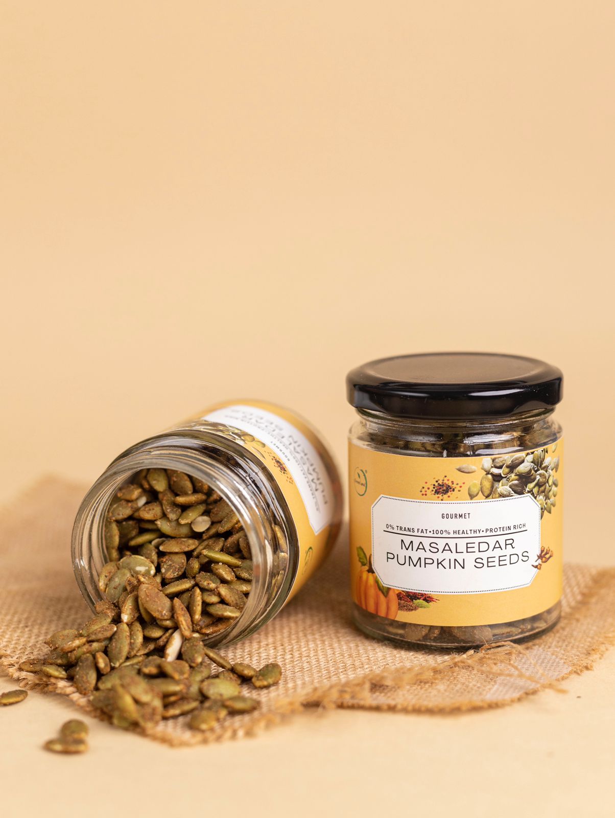 GOURMET Musaleadar Pumpkin Seeds | Roasted & Crunchy | Protein & Fiber Rich Superfood Snack