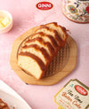 GINNI Tea Time Butter Cake – Soft, Moist & Fresh Baked Cake | Classic Snack Cake for Tea & Coffee