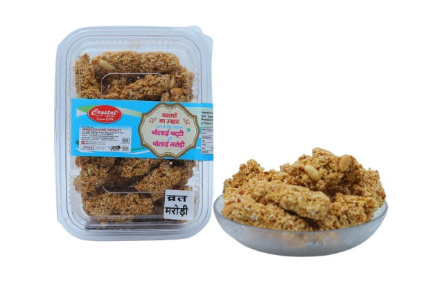 CRISPY TRAILS Cholai Patti for Fasting | Rajgira Gur Patti | Satvik Navratri Vrat Sweet Snack | Healthy Amaranth Jaggery Brittle