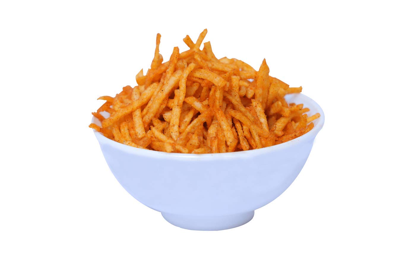 CRISPY TRAILS Special Spicy Aloo Bikaneri Namkeen_-स्पेशल मसालेदार आलू लच्छा नमकीन