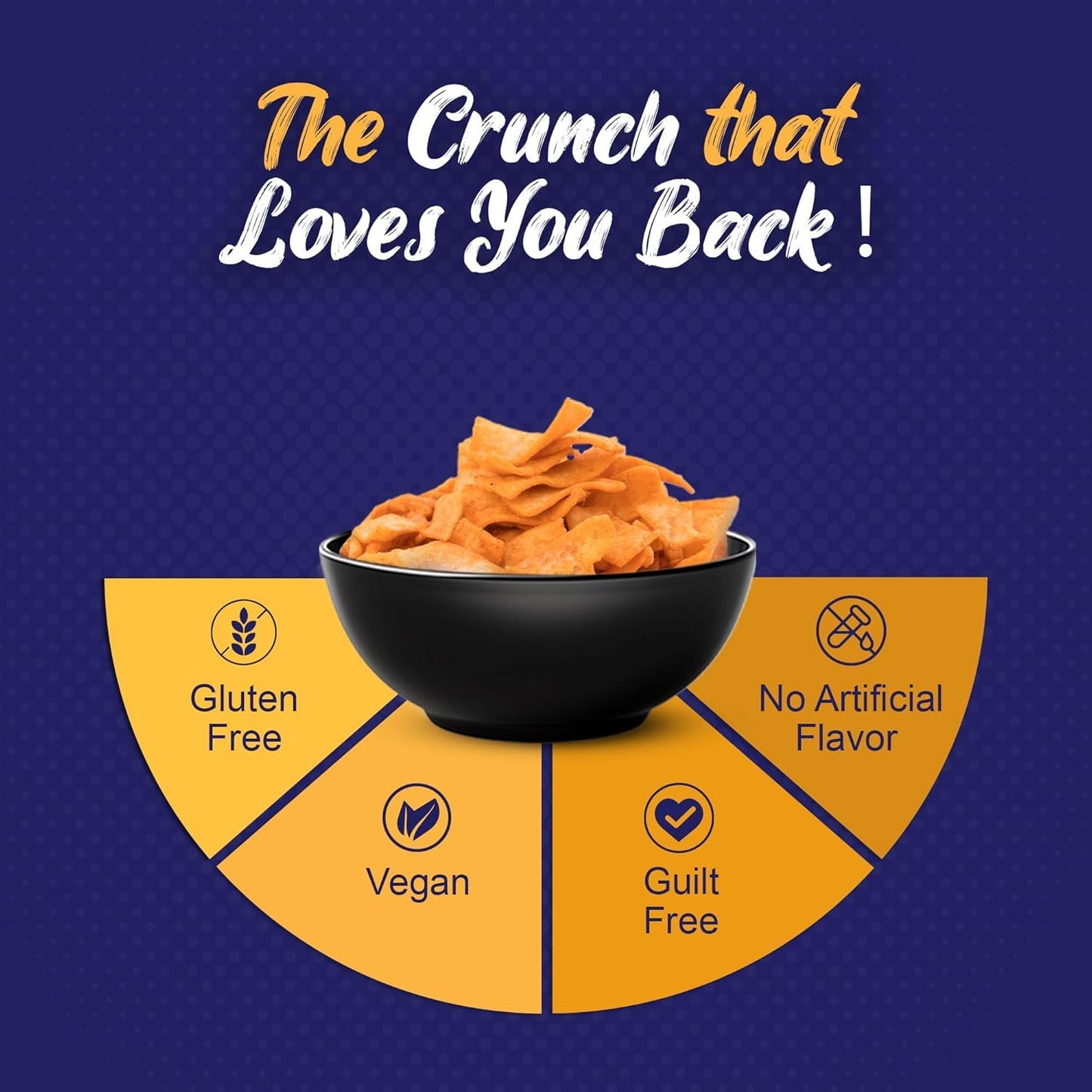 CRISPY TRAILS Crunchy Soya Chips High Protein Namkeen Snack – Healthy & Tasty Tea-Time Snack – Perfect for Kids & Adults (Pack of 1)