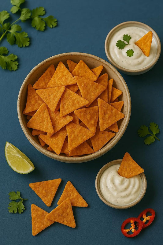 Green Land Protein Chips With Peri Peri Quinoa Flavour (10G Protein + 8G Fiber)