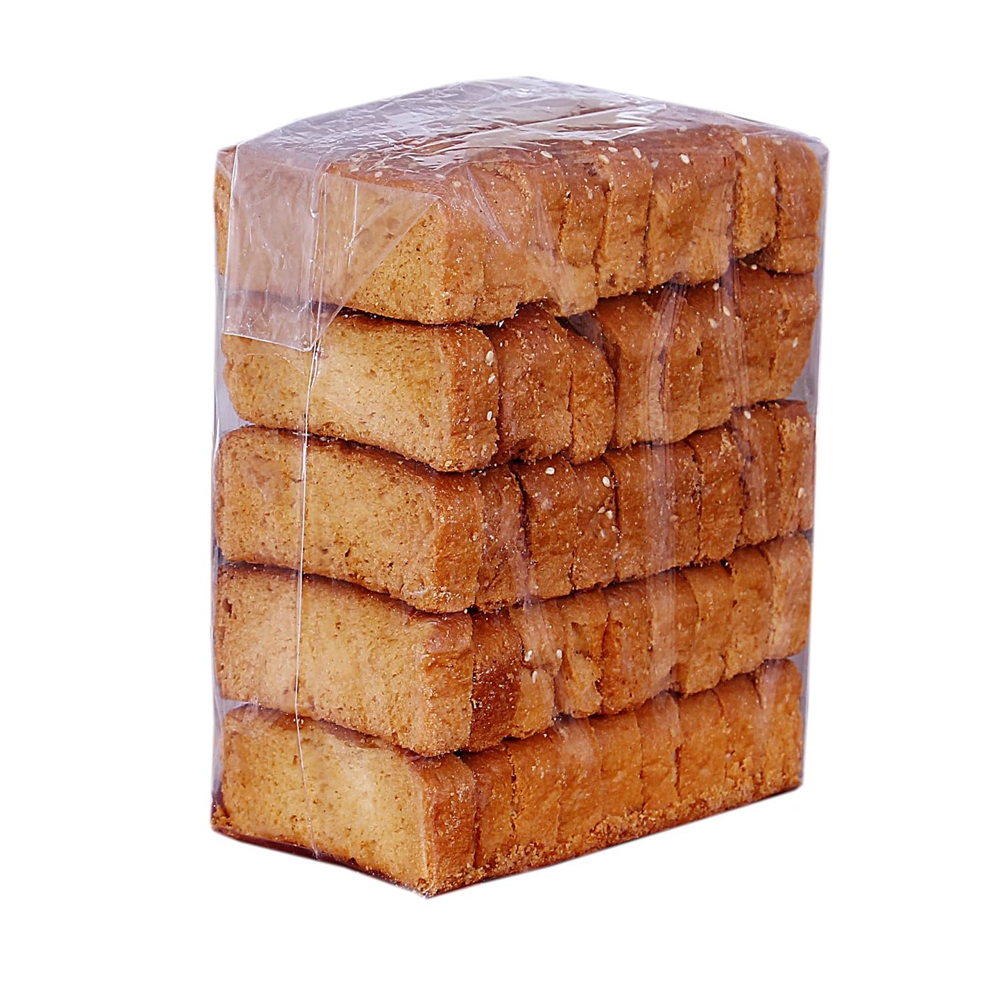 CRISPY TRAILS Suji Long Toast, Crunchy Sooji Rusk Made with Semolina, Perfect Tea-Time Snack, Light & Tasty, Hygienically Packed