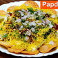 CRISPY TRAILS Special Homemade Chaat Papadi/Namkeen Mathri/Bhalla Papdi/Sev Papdi/Sev Poori Indian Snacks || Crispy Papadi with Soft Bhalla (Pack of 1)