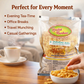 CRISPY TRAILS Roasted Cornflakes Namkeen – Crunchy & Healthy Snack | Light, Tasty & Oil-Free Tea Time Munchies (Pack of 1)