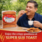 CRISPY TRAILS Suji Long Toast, Crunchy Sooji Rusk Made with Semolina, Perfect Tea-Time Snack, Light & Tasty, Hygienically Packed