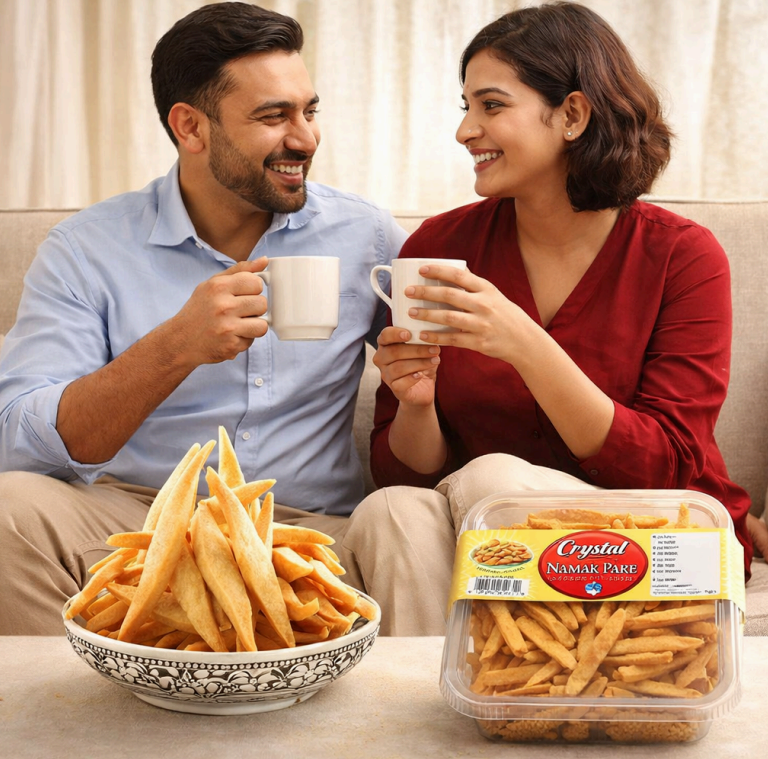CRISPY TRAILS Home Made Namak Para/Namkeen Mixture Special Indian Namkeen Crunchy Daily Tea Time And Delicious Festive Namak Para || Tea Time Crunchy Namkeen | Festive Special (Pack of 1)