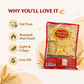 CRISPY TRAILS Fat Free Wheat Puff Roasted Namkeen | Light & Tasty Indian Snack | Spicy Puffed Rice Mix for Tea-Time & Travel