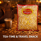 CRISPY TRAILS Fat Free Wheat Puff Roasted Namkeen | Light & Tasty Indian Snack | Spicy Puffed Rice Mix for Tea-Time & Travel