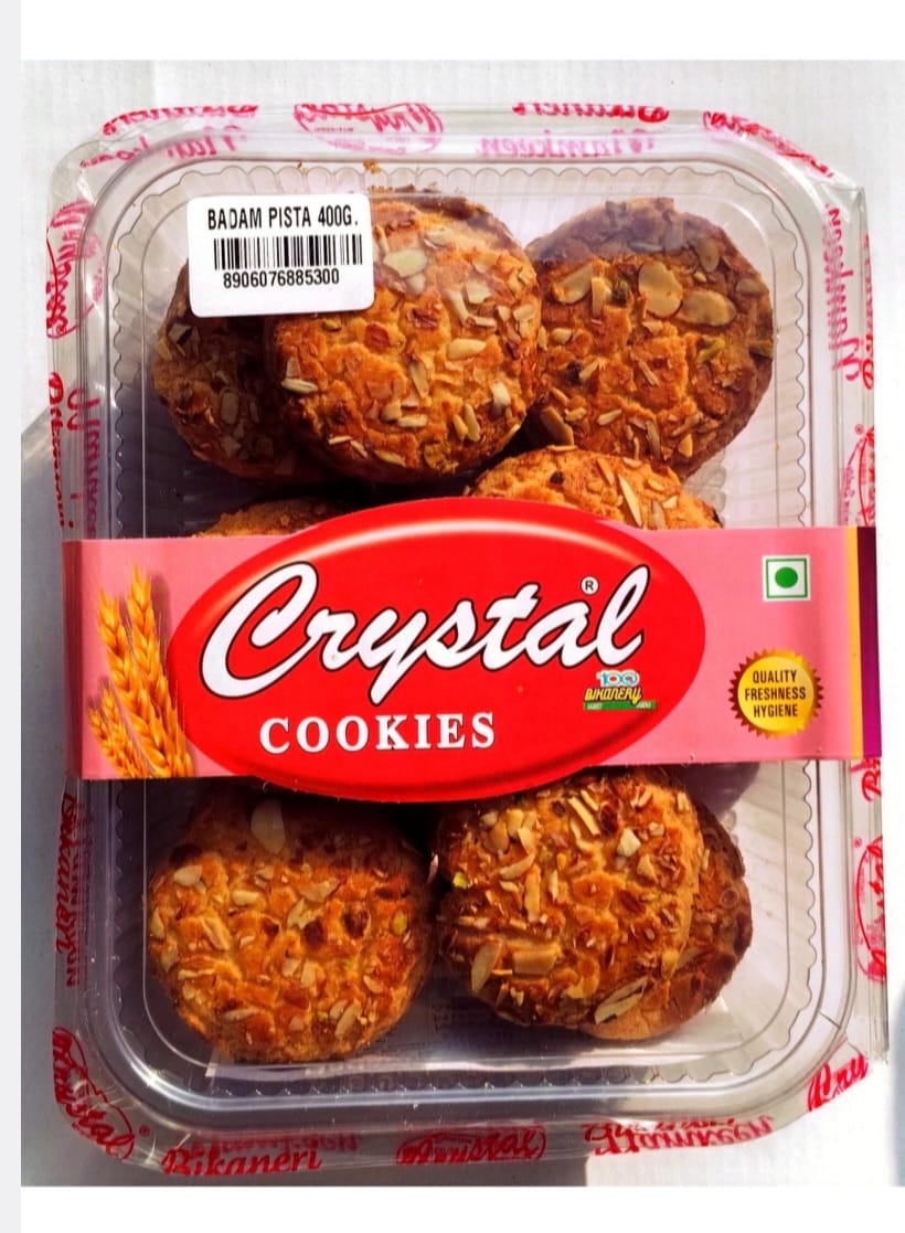 CRISPY TRAILS Dry Fruits Delicious Crunchy Cookies | Freshly Baked / Packaged Biscuits | Ideal Snack for Tea Time, Kids & Gifting