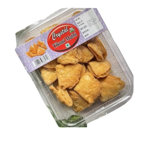 CRISPY TRAILS Tikoni Mathi/Mathari  – Traditional Special Famous Snack for Tea Time – Crispy & Savory Indian Snack – Fresh & Tasty, Perfect for Festive Gifting & Everyday Snacking