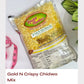 CRISPY TRAILS Gold and Crispy Chidwa Mixture Namkeen | Light & Tasty Indian Snack | Spicy Puffed Rice Mix for Tea-Time & Travel