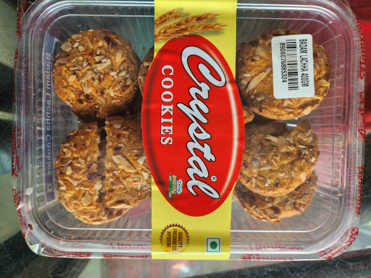 CRISPY TRAILS Delicious Dry Fruits Crunchy Cookies | Freshly Baked / Packaged Biscuits | Ideal Snack for Tea Time, Kids & Gifting