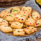 CRISPY TRAILS Delicious Tutti Frutti Crunchy Cookies | Freshly Baked / Packaged Biscuits | Ideal Snack for Tea Time, Kids & Gifting