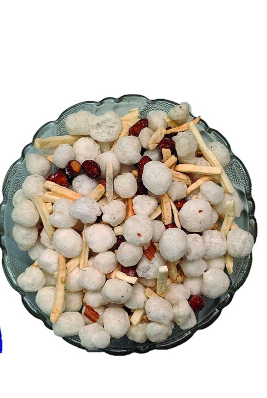 CRISPY TRAILS Vrat Mixture Mithi Namkeen | Sweet & Salty Navratri Fasting Snack | Satvik Upvas Mixture with Sendha Namak